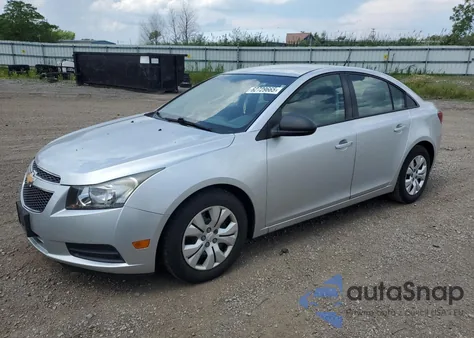 2013 Chevrolet Cruze Ls из США, поврежденный, VIN 1G1PA5SH8D7288853